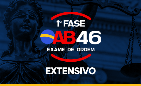 EXTENSIVO 1ª FASE OAB 46 - TRANSMISSÃO AO VIVO - TARDE (ONLINE)