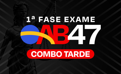 1ª FASE OAB 47 COMBO (EXTENSIVO + RETA FINAL + REVISÃO 3X40 + MARATONAPI) TRANSMISSÃO AO VIVO - TARDE (ONLINE)